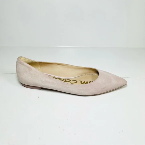 Sam Edelman Rae Women’s Ballet Flats Size 8M Pointed Toe Pink Suede. - Picture 3 of 12